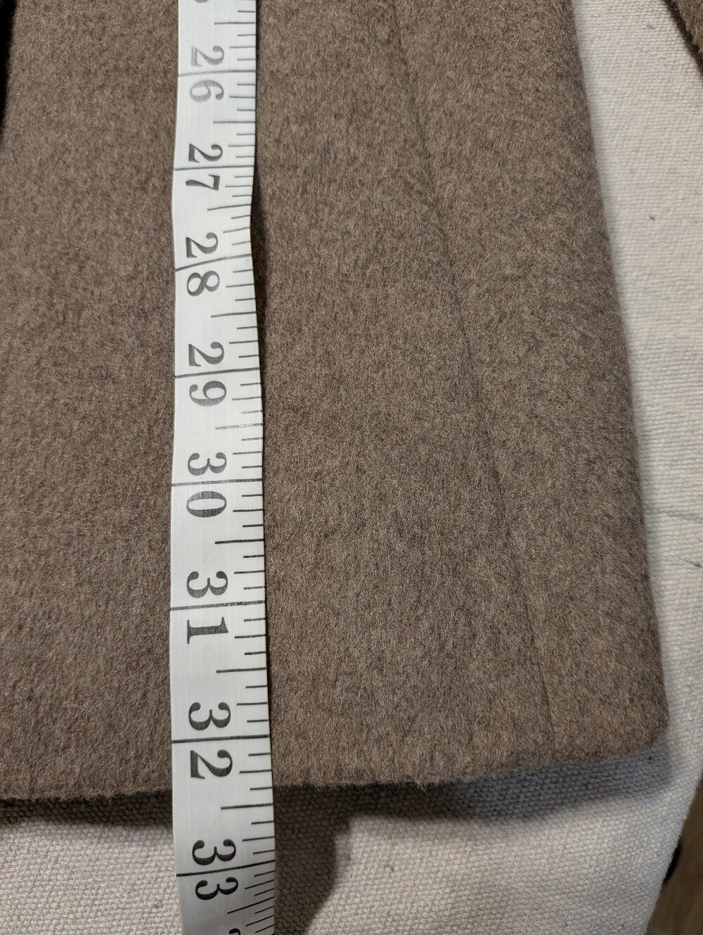 Oat Trench Style Wool Coat NWOT Quiet Luxury Chic - Picture 12 of 14